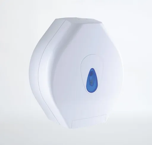 Nymas White Plastic Toilet Roll Dispenser - 140301/WH