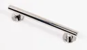 NymaSTYLE Straight Polished Stainless Steel Concealed Fixings 900mm Grab Rail - 311490/SP
