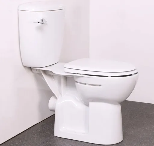NymaPRO Comfort Height Close Coupled Toilet with White Seat and Lid - WARESET/AV/WH