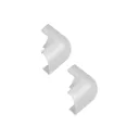 D-Line White 30mm External Trunking angle, Pack of 2