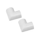 D-Line White 50mm Flat 25° Trunking angle, Pack of 2