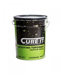 Cure It Roofing Topcoat Graphite Grey 20Kg Tub