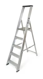 Lyte EN131-2 Professional Swingback Step Ladder with Tool Tray 5 Tread 1140mm