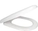 Ceramica Saturn Soft Close D Shape White Toilet Seat