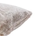Rabbit faux fur Stone Cushion (L)43cm x (W)43cm