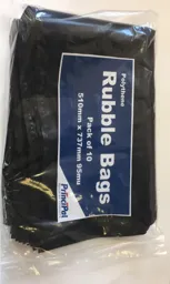 Heavy Duty Rubble Bags 10pk Black