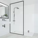 Multipanel Classic Bathroom Wall Panel White Snow Unlipped 2400 x 598mm - MP3308STD