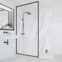 Multipanel Linda Barker Bathroom Wall Panel Calacatta Marble Unlipped 2400 x 598mm - ML3460STD