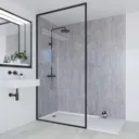 Multipanel Linda Barker Bathroom Wall Panel Concrete Elements Unlipped 2400 x 598mm - ML8830STD