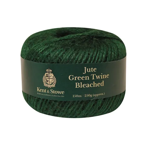 Kent and Stowe Jute Garden Twine Bleached Green - 150m