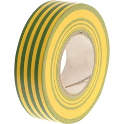 Sirius Electrians PVC Insulation Tape - Yellow / Green, 19mm, 33m