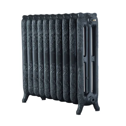 Arroll Montmartre 3 Column Radiator, Pewter (W)834mm (H)760mm