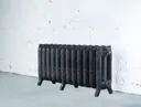 Arroll Montmartre 3 Column Radiator, Anthracite (W)994mm (H)470mm