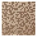 Abu dhabi Brushed bronze effect Metal Mosaic tile sheet, (L)290mm (W)290mm