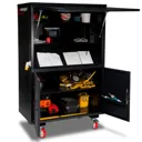 Armorgard SiteStation Complete Work Station 1355 x 835 x 2000mm Charcoal Grey