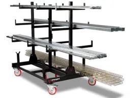 Armorgard PipeRack Mobile Storage Rack with certified 2 tonne storage capacity 1000 x 1500 x 1560mm Black