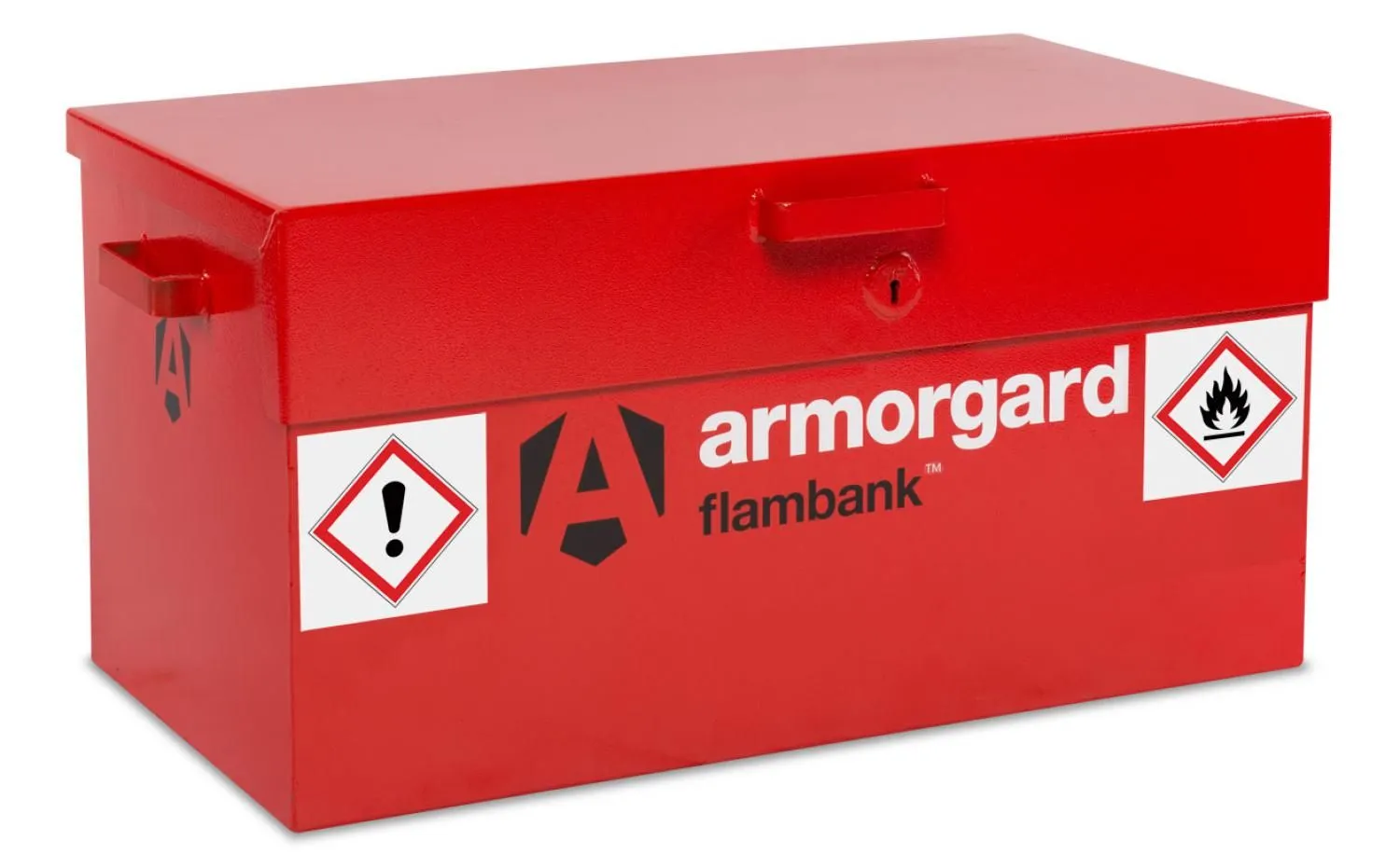 Armorgard FlamBank Hazardous Storage Box 980 x 540 x 475mm Red