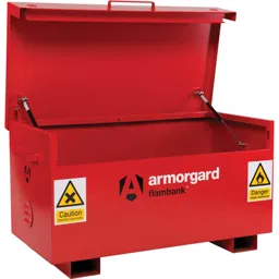 Armorgard Flambank Chemical and Flammables Secure Site Storage Box - 1275mm, 665mm, 660mm