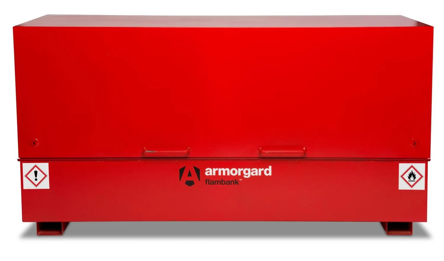 Armorgard FlamBank Hazardous Storage Chest 2370 x 985 x 1220mm Red