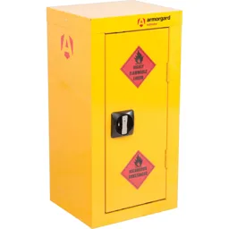 Armorgard SafeStor Hazardous Floor Cupboard 350 x 315 x 700mm Bright Yellow