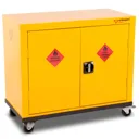 Armorgard SafeStor Hazardous Mobile Cupboard 900 x 465 x 810mm Bright Yellow