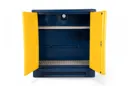 Armorgard ChemCube Durable Plastic Chemical Cabinet 1220 x 550 x 1310mm Blue and Yellow