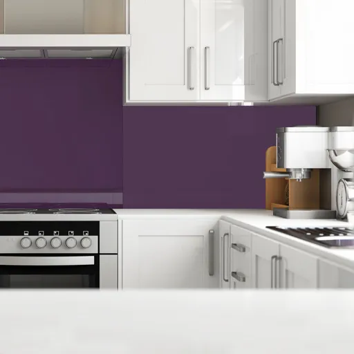 Splashwall Matt Violet Acrylic Splashback, (H)1220mm (W)2440mm (T)4mm