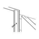 Splashwall Matt Cornish slate Panel (H)2420mm (W)600mm (T)11mm