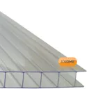 Axiome Clear Polycarbonate Twinwall Roofing sheet (L)2m (W)690mm (T)10mm