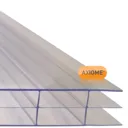 Axiome Clear Polycarbonate Multiwall Roofing sheet (L)5m (W)690mm (T)16mm