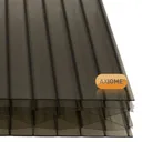 Axiome Bronze effect Polycarbonate Multiwall Roofing sheet (L)5m (W)690mm (T)25mm