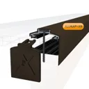 Alukap XR Brown Aluminium Glazing bar, (L)3m (W)60mm (T)70mm