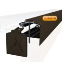 Alukap XR Brown Aluminium Glazing bar, (L)4.8m (W)60mm (T)70mm