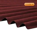 Corrapol-BT Red Bitumen Corrugated Roofing sheet (L)2m (W)930mm (T)2mm