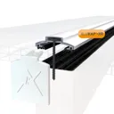 Alukap XR White Aluminium Glazing bar, (L)3.6m (W)60mm