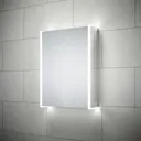 Sensio Ainsley With 1 mirror door Illuminated Bathroom Cabinet with shaver socket (W)564mm (H)700mm