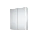 Sensio Ainsley With 2 mirror doors Illuminated Bathroom Cabinet with shaver socket (W)664mm (H)700mm