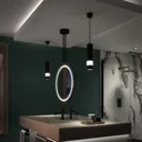 Sensio Ivy Circular Illuminated Colour-changing mirror (H)600mm (W)600mm