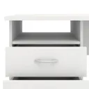 White 3 Drawer Desk (H)726mm (W)1201mm (D)481mm