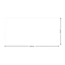 Splashwall Matt Black & white Geometric MDF Splashback, (H)1220mm (W)2440mm (T)10mm