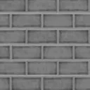 Splashwall Alloy Matt Grey Subway pattern Aluminium Splashback, (H)750mm (W)2440mm (T)4mm