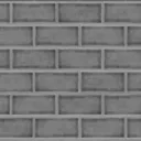 Splashwall Alloy Matt Grey Subway pattern Aluminium Splashback, (H)600mm (W)2440mm (T)4mm