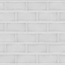 Splashwall Alloy Matt White Cracked tile Aluminium Splashback, (H)750mm (W)2440mm (T)4mm