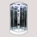 Insignia Premium Chrome Frame Quadrant Shower Cabin 800 x 800mm - PR8-QCF-CG