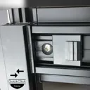 Insignia Premium Black Frame Rectangular Shower Cabin 1050 x 850mm - PR105-RTBF-CG