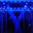 Insignia Premium black framed twin steam shower cabin 1400 x 900