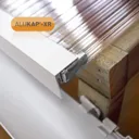 ALUKAP-XR Silver effect Anti-dust Tape (L)10m (W)25mm