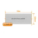ALUKAP-XR Silver effect Anti-dust Tape (L)10m (W)43mm