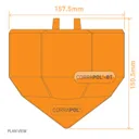 Corrapol-BT Brown Aluminium Ridge capping (L)0.1mm (W)160mm