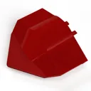 Corrapol-BT Red Aluminium Ridge capping (L)0.1mm (W)160mm